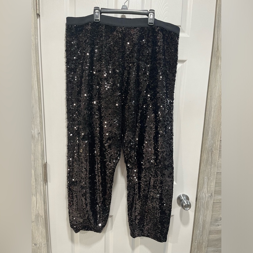 Joan Vass Plus Size Sequence Pants - image 2